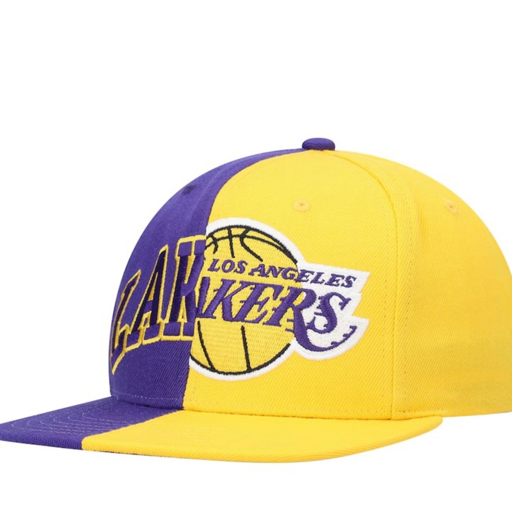 Los Angeles Lakers Purple and Yellow SnapBack Cap